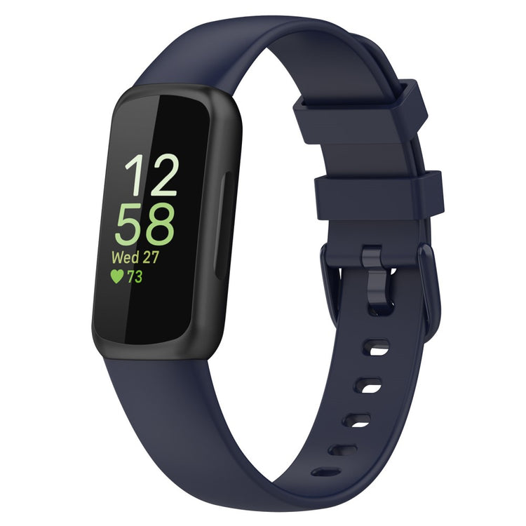 Helt Vildt Fantastisk Silikone Rem passer til Fitbit Inspire 3 - Blå#serie_6