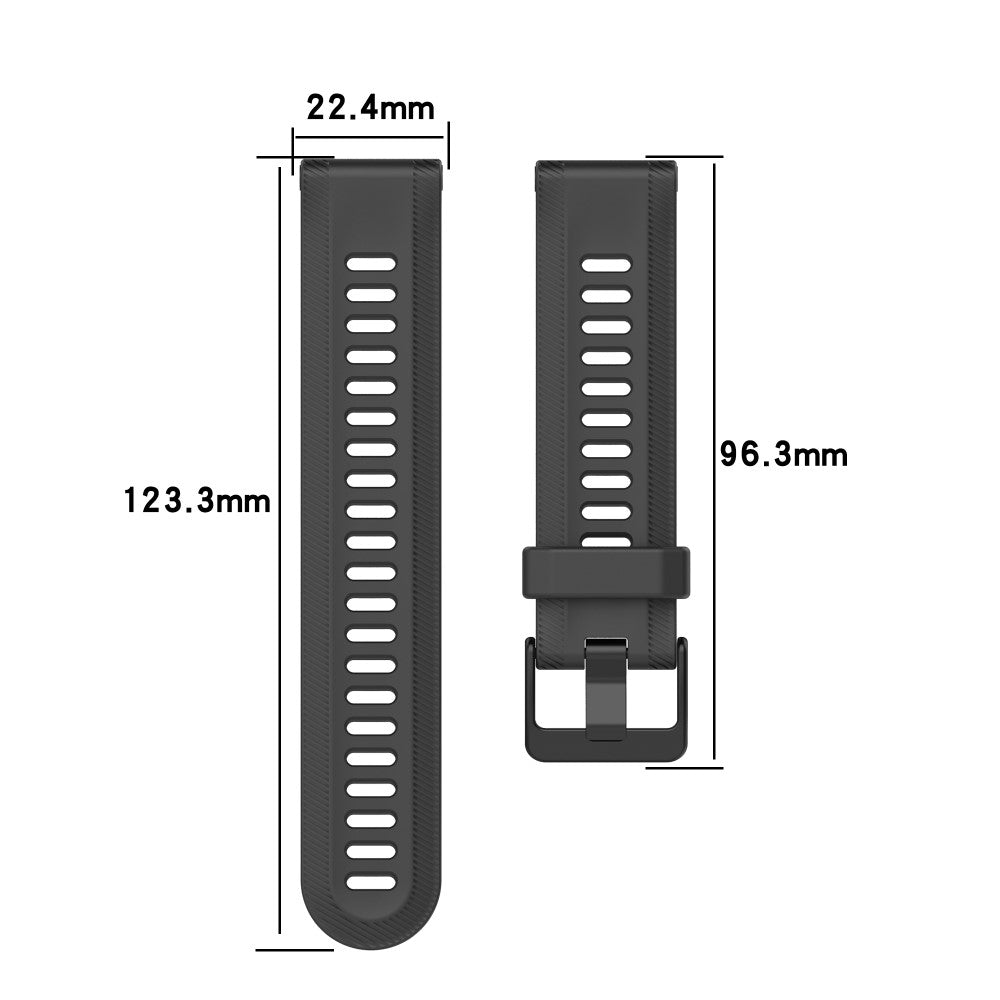 Garmin Forerunner 955 Silicone Watch Band Soft Sport Strap - White#serie_2