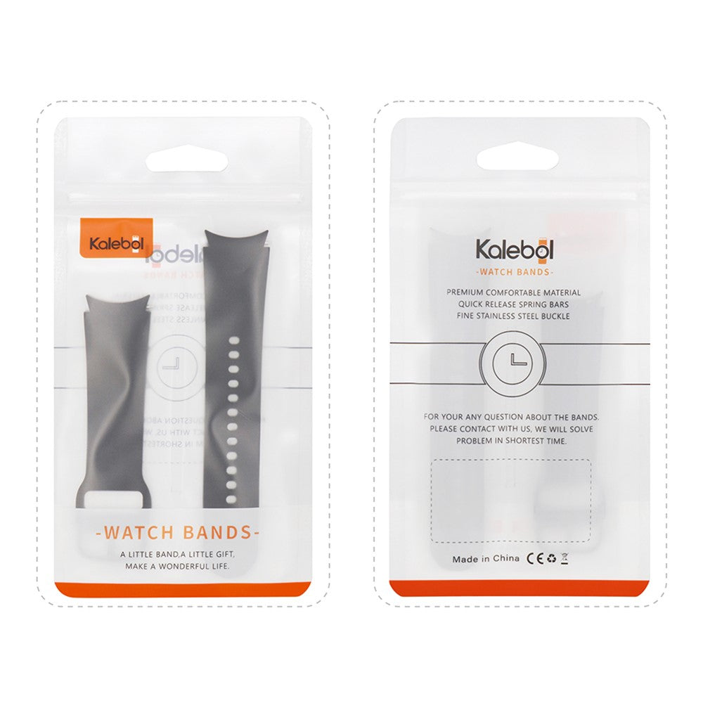 KALEBOL KLB-SSGJ-001 Xiaomi Smart Band 8 Silicone Watch Band Waterproof Strap - Black+Blue#serie_4