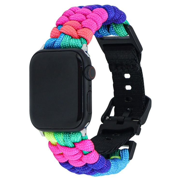 Apple Watch Series 41mm - 40mm - 38mm Universal Nylon Rope Watch Band Dual Color - Multi-color#serie_7