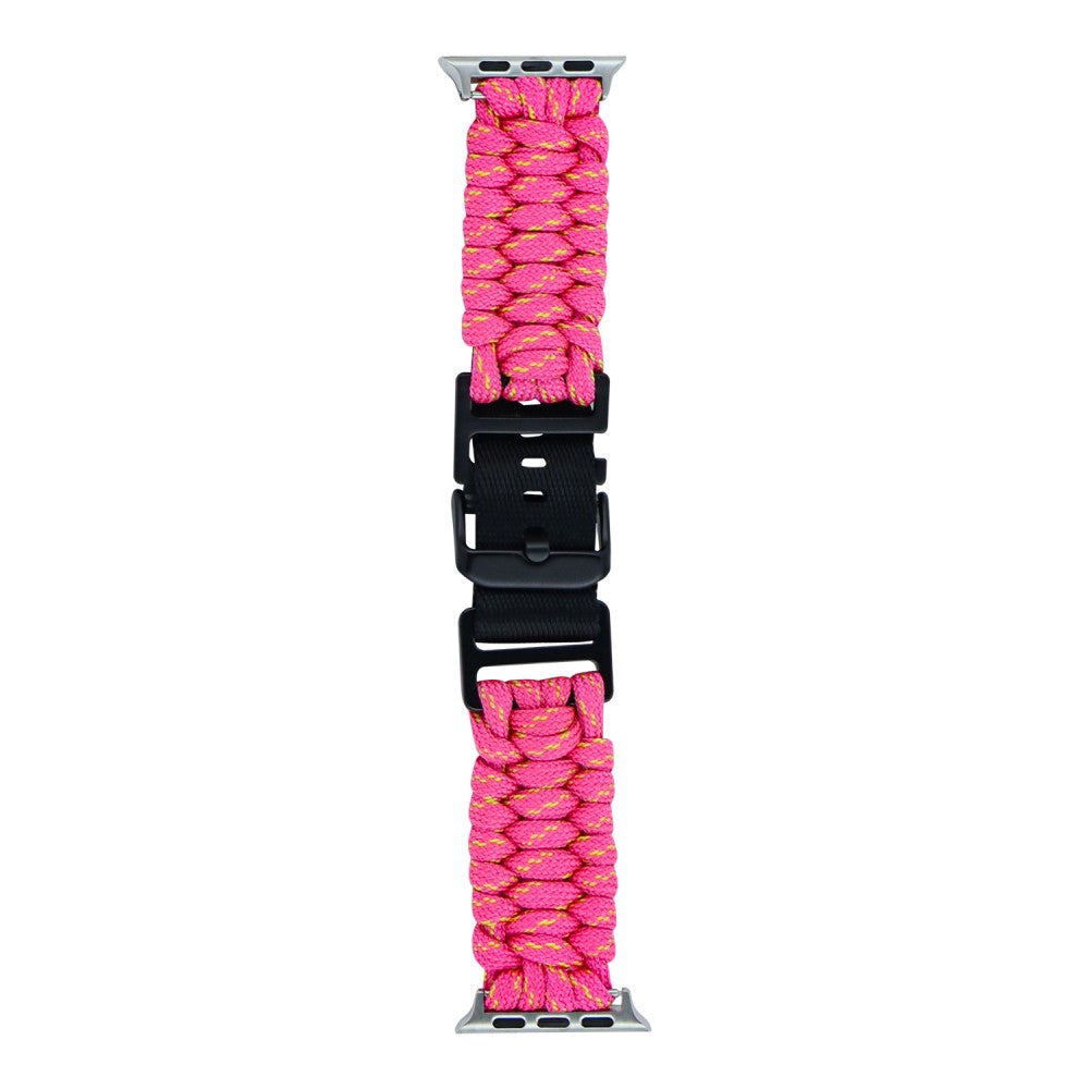 Vildt Pænt Nylon Universal Rem passer til Apple Smartwatch - Pink#serie_8