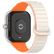 Xiaomi Redmi Watch 4 / Smart Band 8 Pro Horlogeband Dual Color Siliconen Magnetisch Bandje - Sterlicht+Oranje