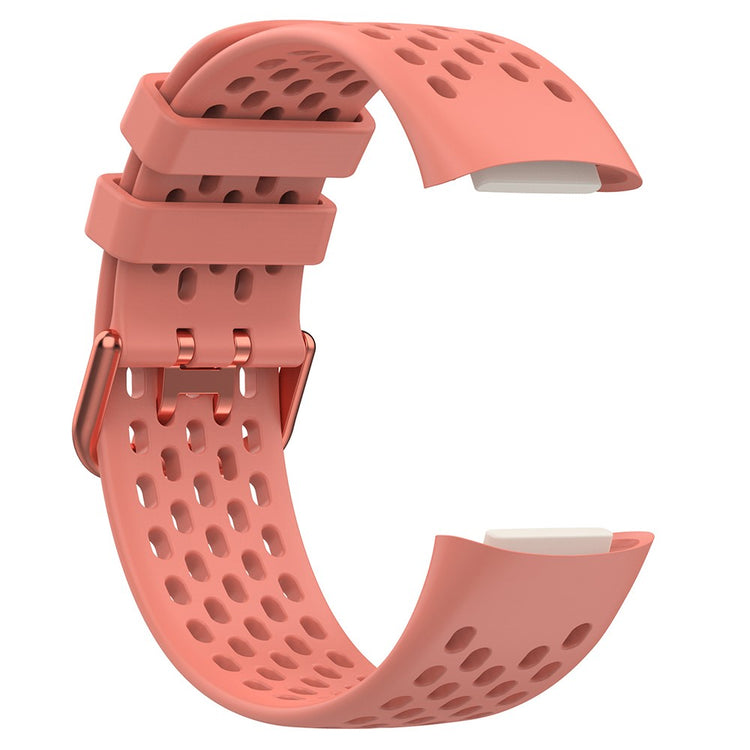 Silikone Universal Rem passer til Fitbit Charge 5 / Fitbit Charge 6 - Pink#serie_3