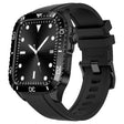 Apple Watch Series 49 mm - 45 mm - 44 mm - 42 mm Universeel krasbestendig koordje met roestvrij stalen hoesje voor het horloge