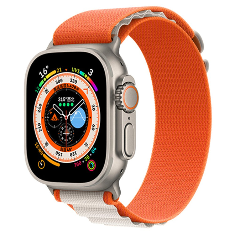 Vildt Fint Nylon Universal Rem passer til Apple Smartwatch - Orange#serie_4