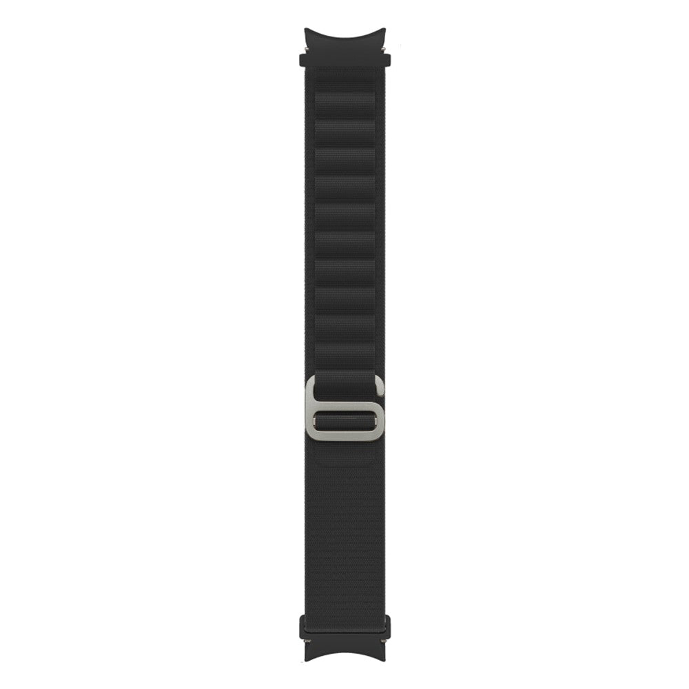 Helt Vildt Pænt Nylon Universal Rem passer til Samsung Smartwatch - Sort#serie_1