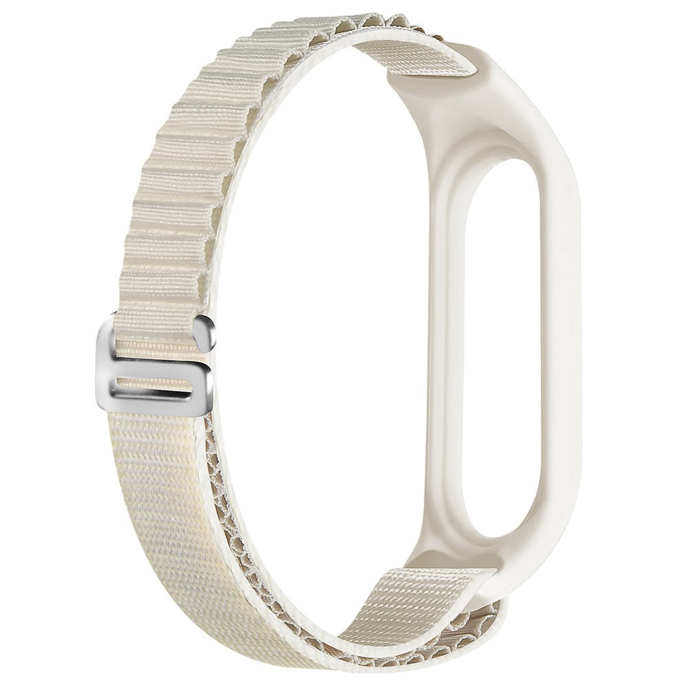 Super Godt Nylon Rem passer til Xiaomi Smart Band 8 - Hvid#serie_6