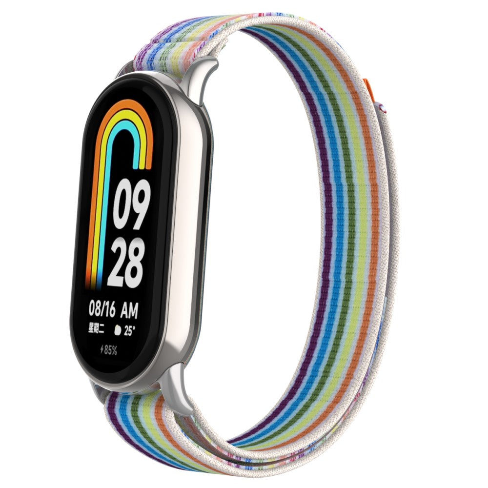 Helt Vildt Flot Nylon Rem passer til Xiaomi Smart Band 8 - Flerfarvet#serie_3