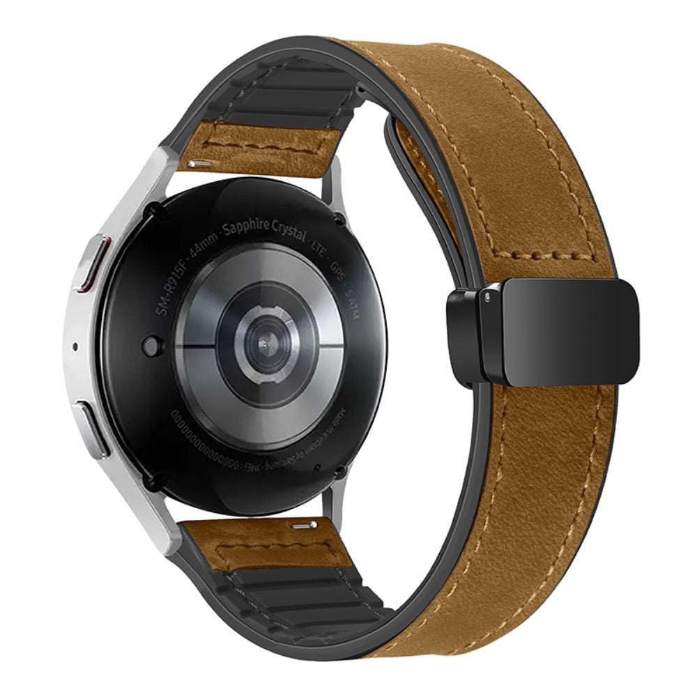 Mega Chill Smartwatch Genuine Leather Universel Strap - Brown#serie_1