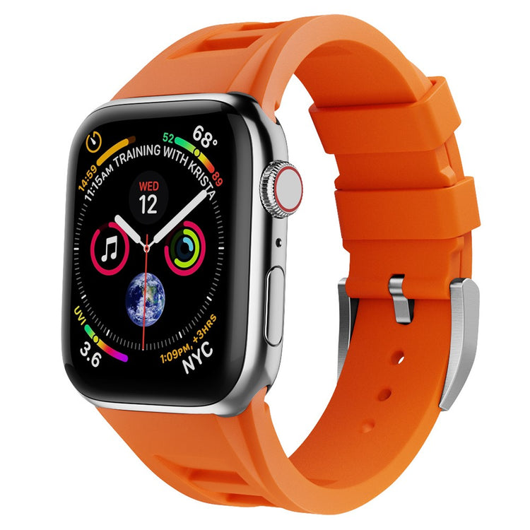 Delightful Apple Smartwatch Silicone Universel Strap - Orange#serie_4