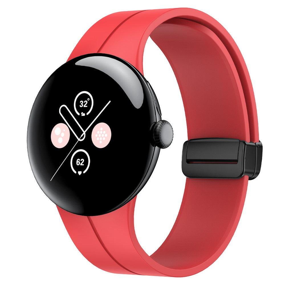 Google Pixel Watch / Google Pixel Watch 2 Silicone Universel Strap - Red#serie_3