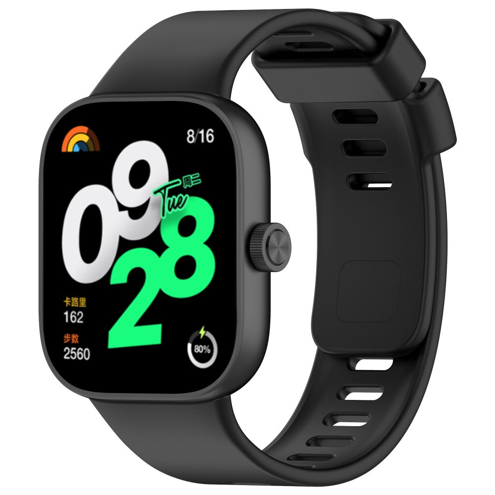 Xiaomi Smart Band 8 Pro / Xiaomi Redmi Watch 4 Silicone Universel Strap - Black#serie_1