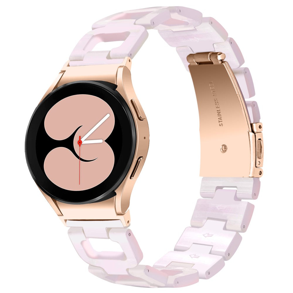 Samsung Galaxy Watch 4 Classic (42mm) / Samsung Galaxy Watch 4 Classic (46mm) Plastic Universel Strap - Pink#serie_9