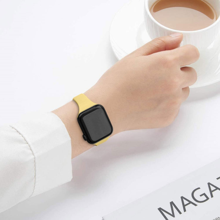 Very Cool Apple Smartwatch Silicone Universel Strap - Yellow#serie_5