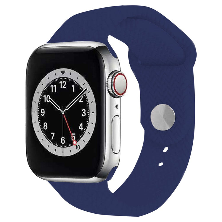 Apple Watch Series 49mm - 45mm - 44mm - 42mmWatch Band Silicone Strap - Navy Blue#serie_3