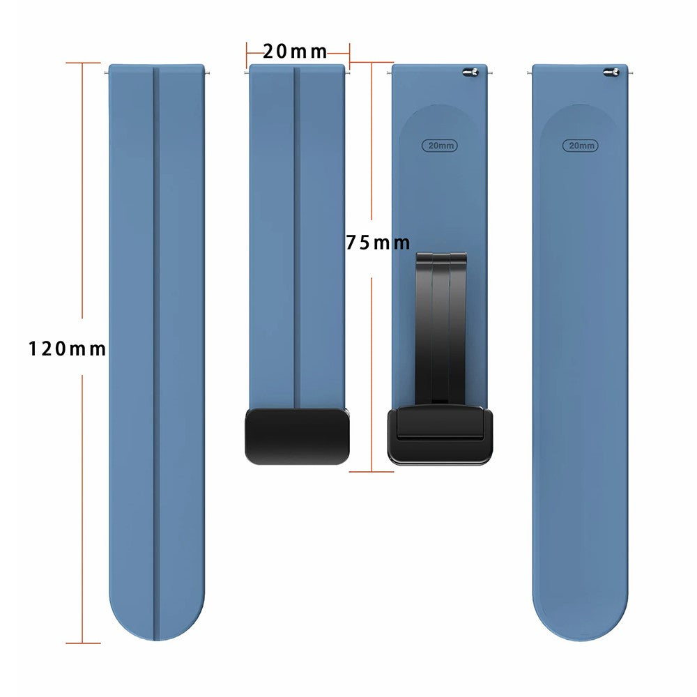 Mega Sweet Samsung Smartwatch Silicone Universel Strap - Blue#serie_8