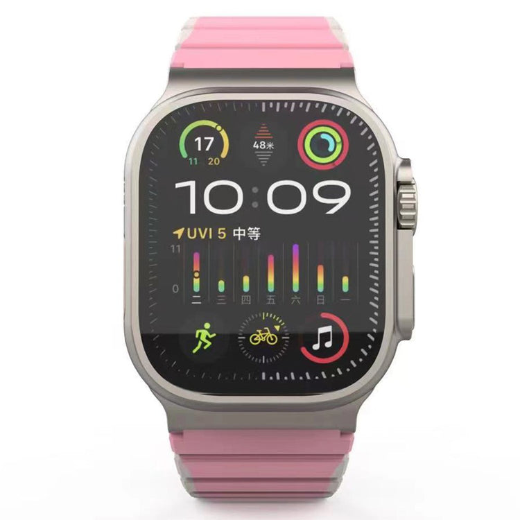 Comfortable Apple Smartwatch Silicone Universel Strap - Pink#serie_2