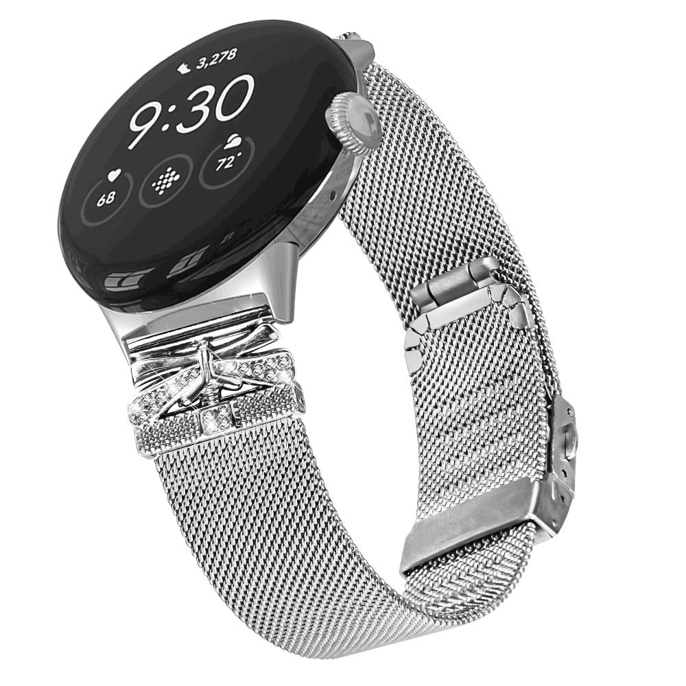 Google Pixel Watch / Google Pixel Watch 2 Metal Universel Strap - Silver#serie_036