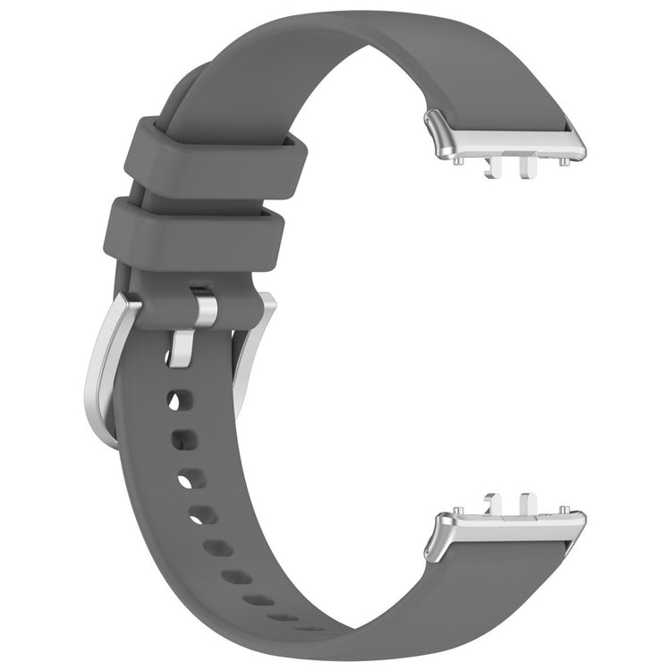 Very Comfortable Samsung Galaxy Fit 3 Silicone Strap - Silver#serie_7