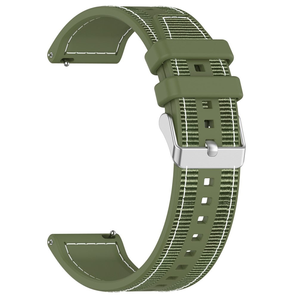 Mega Sweet Smartwatch Silicone And Nylon Universel Strap - Green#serie_4