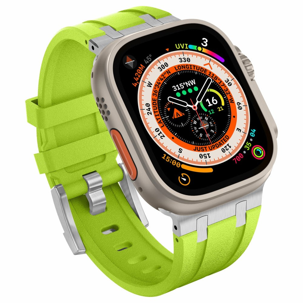 Absolutely Neat Apple Smartwatch Silicone Universel Strap - Green#serie_11