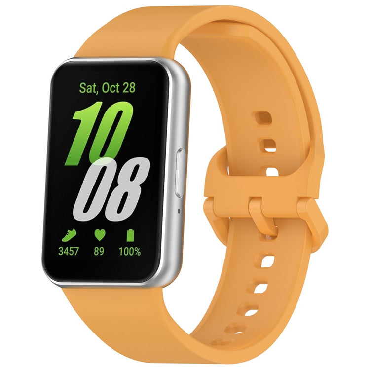 Super Pleasant Samsung Galaxy Fit 3 Silicone Strap - Yellow#serie_8