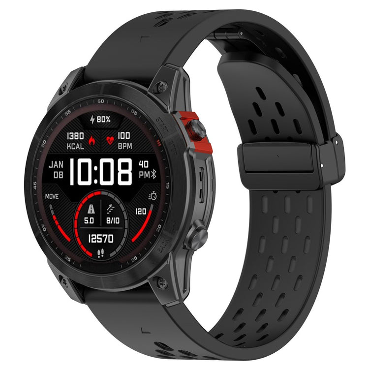 Very Nice Garmin Smartwatch Silicone Universel Strap - Black#serie_1