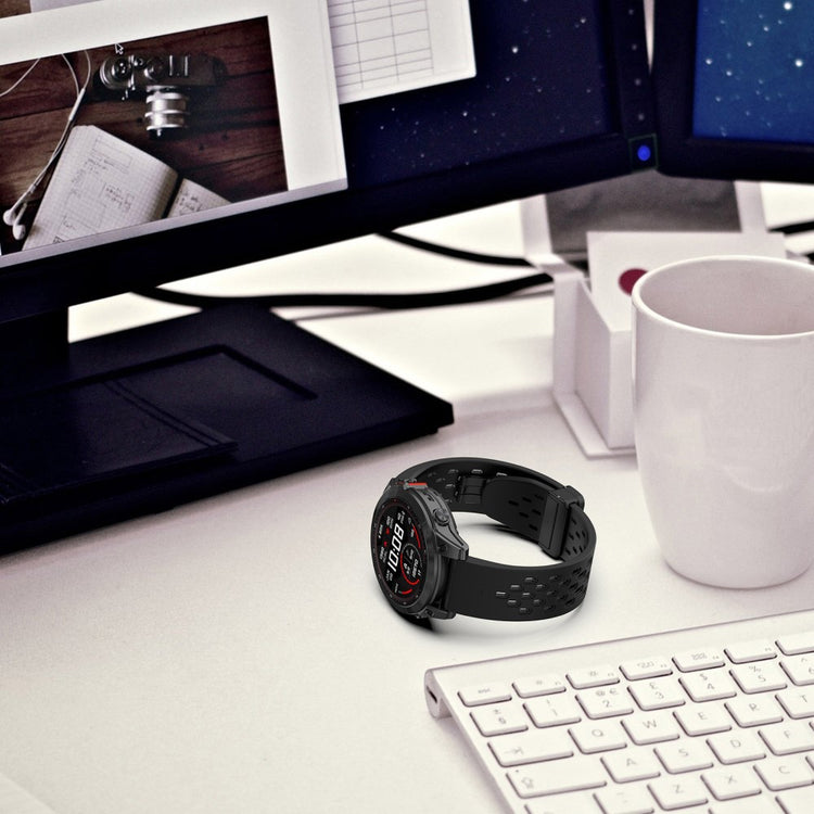 Really Beautiful Garmin Smartwatch Silicone Universel Strap - White#serie_2