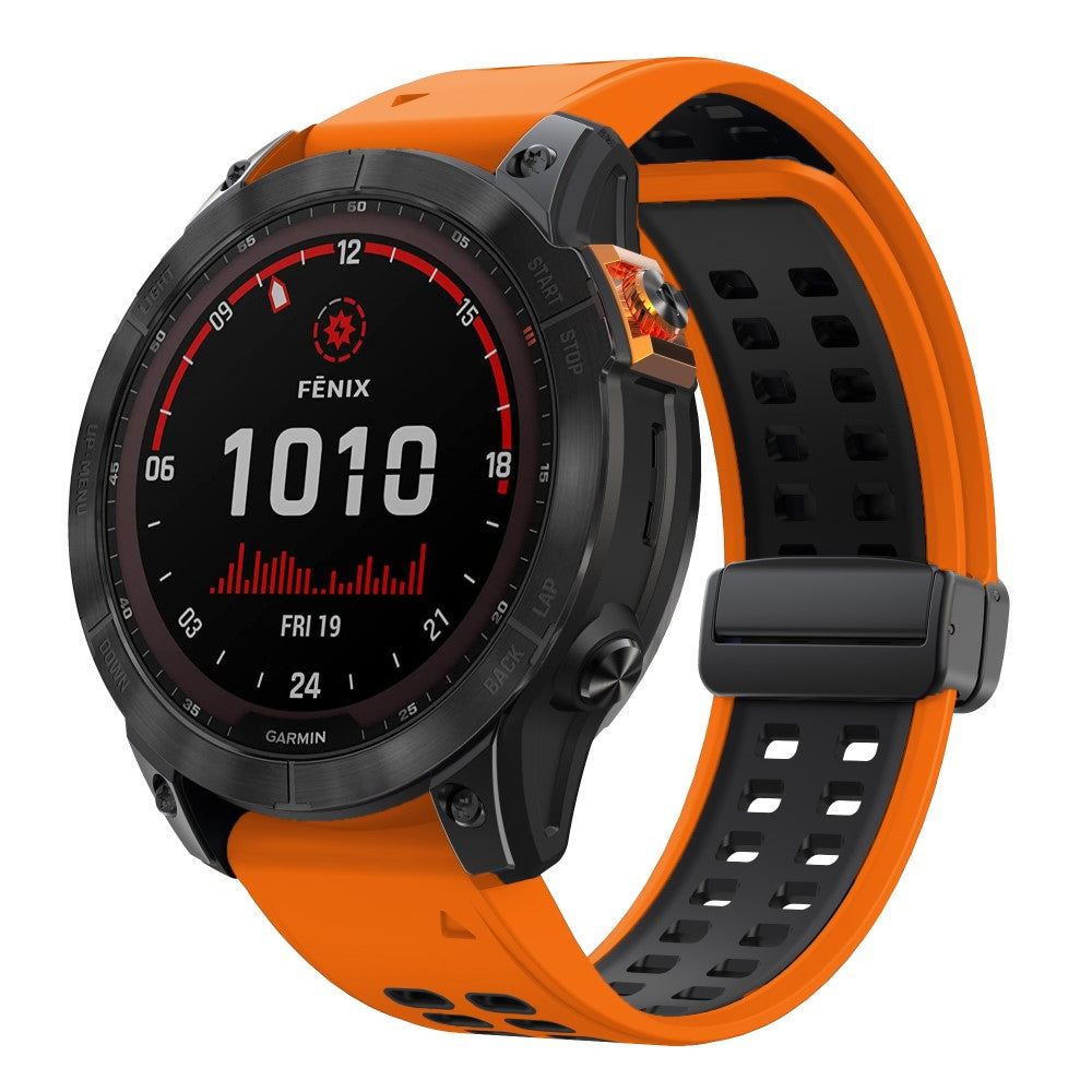 Very Nice Garmin Smartwatch Silicone Universel Strap - Orange#serie_1