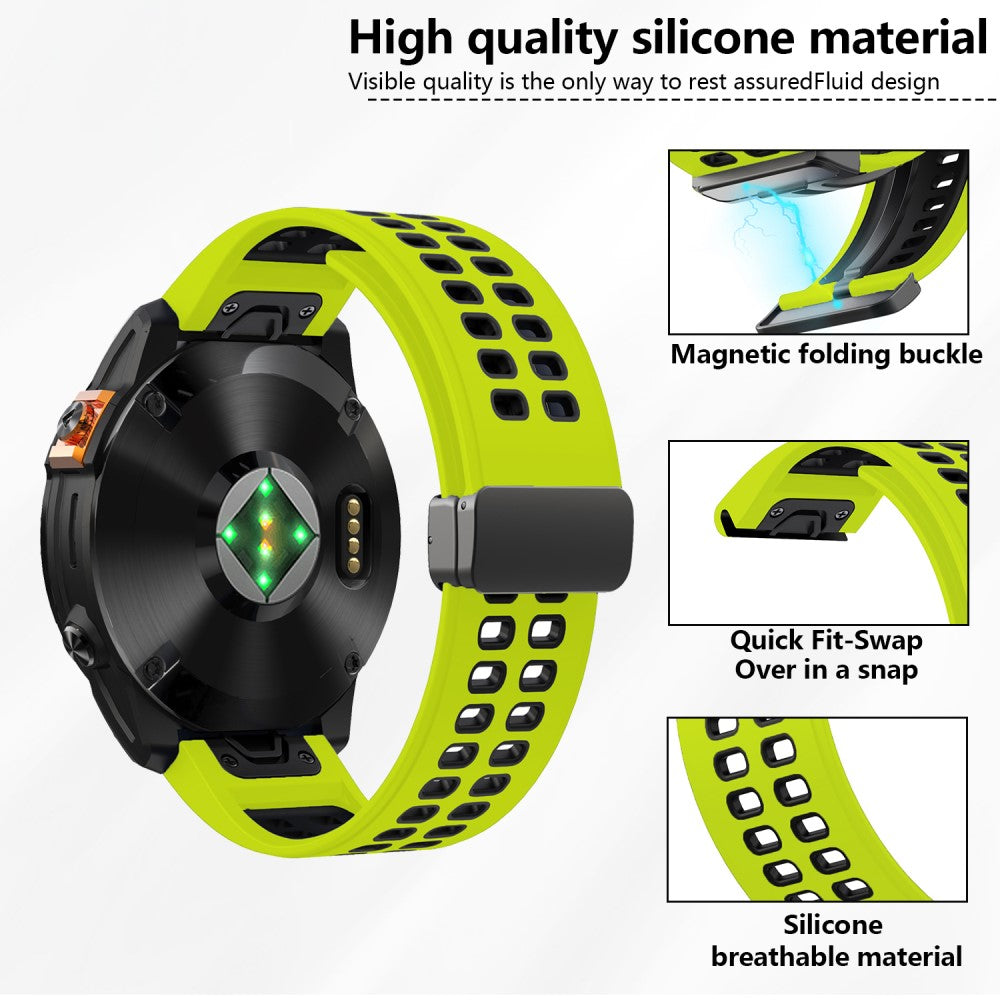 Very Nice Garmin Smartwatch Silicone Universel Strap - Green#serie_9