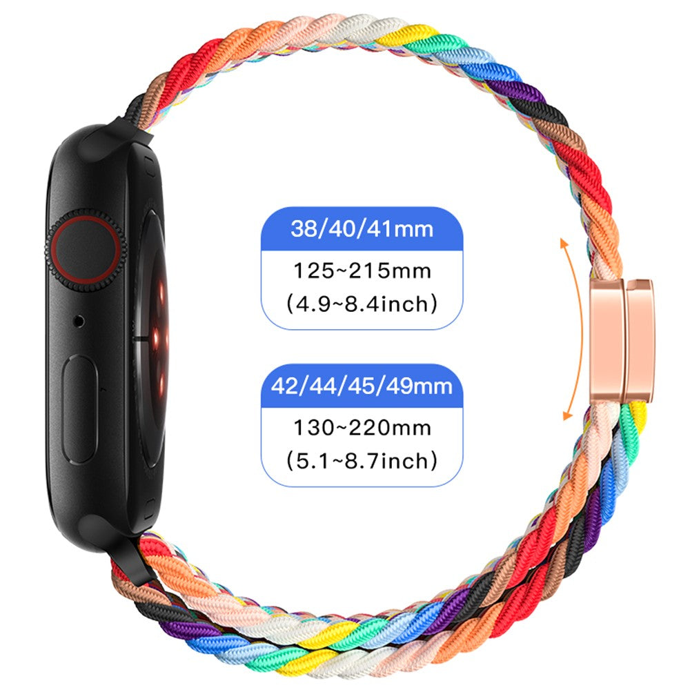 Super Fantastic Apple Smartwatch Nylon Universel Strap - Multicolor#serie_7