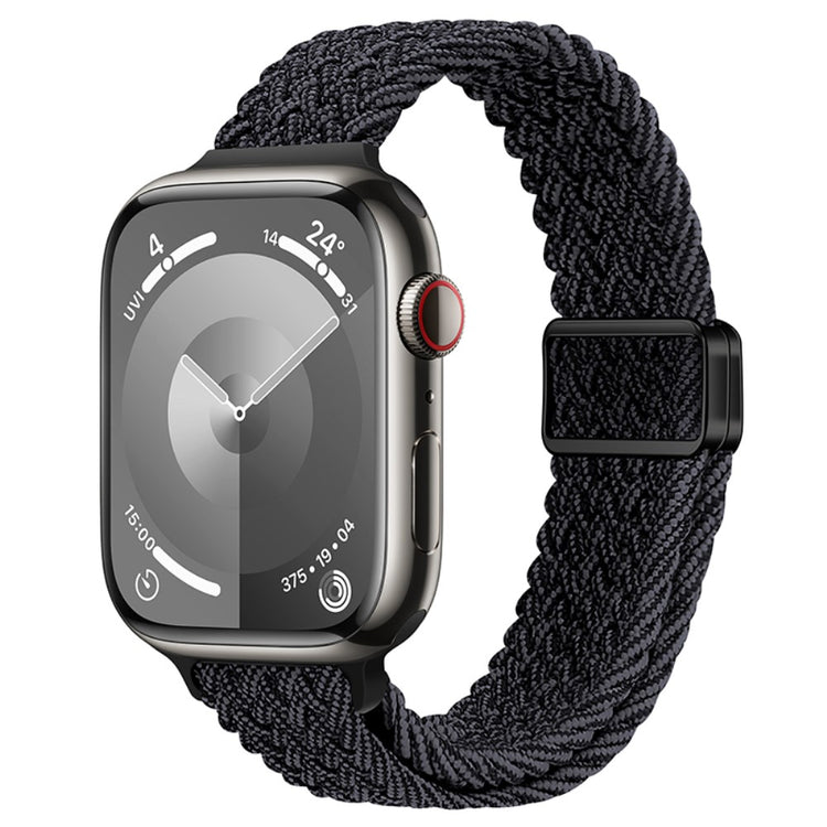 Super Good Apple Smartwatch Nylon Universel Strap - Black#serie_9