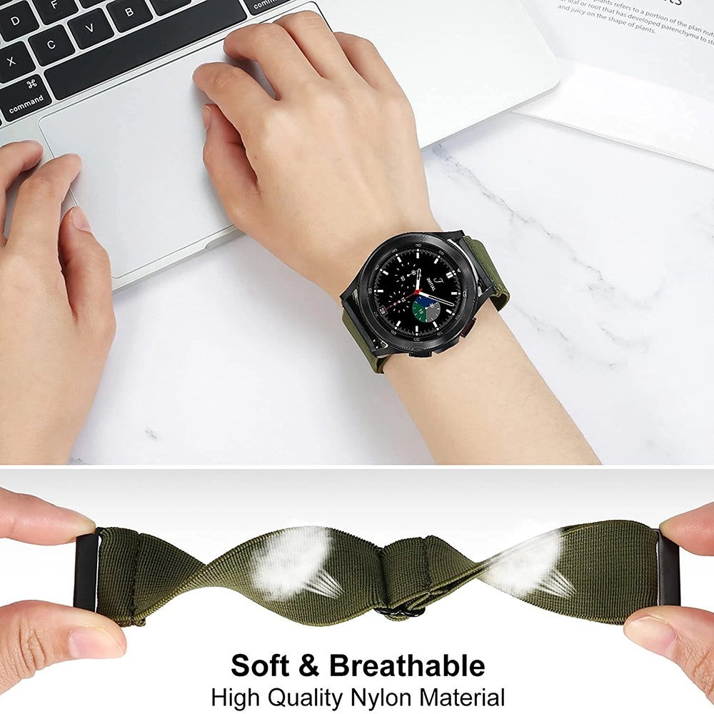 Remarkably Lovely Smartwatch Nylon Universel Strap - Green#serie_5