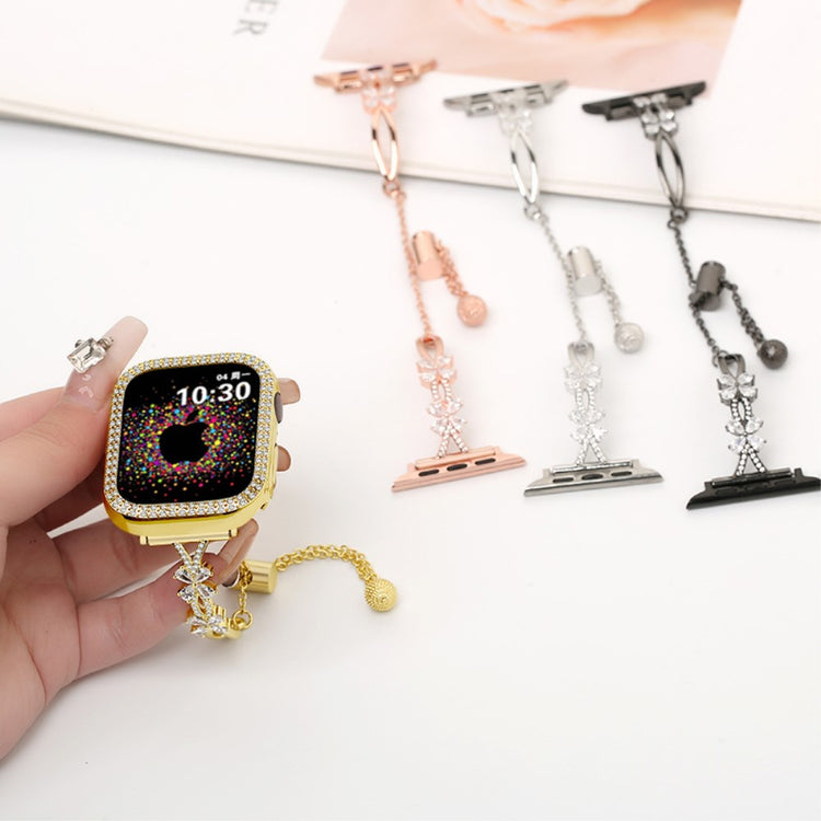 Absolutely Nice Apple Smartwatch Rhinestone Universel Strap - Gold#serie_2