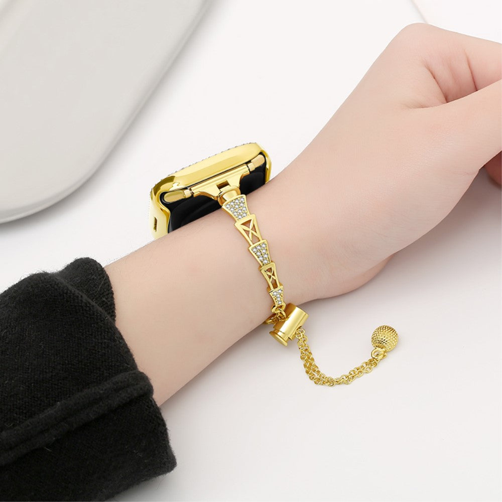 Super Cool Apple Smartwatch Rhinestone Universel Strap - Gold#serie_2