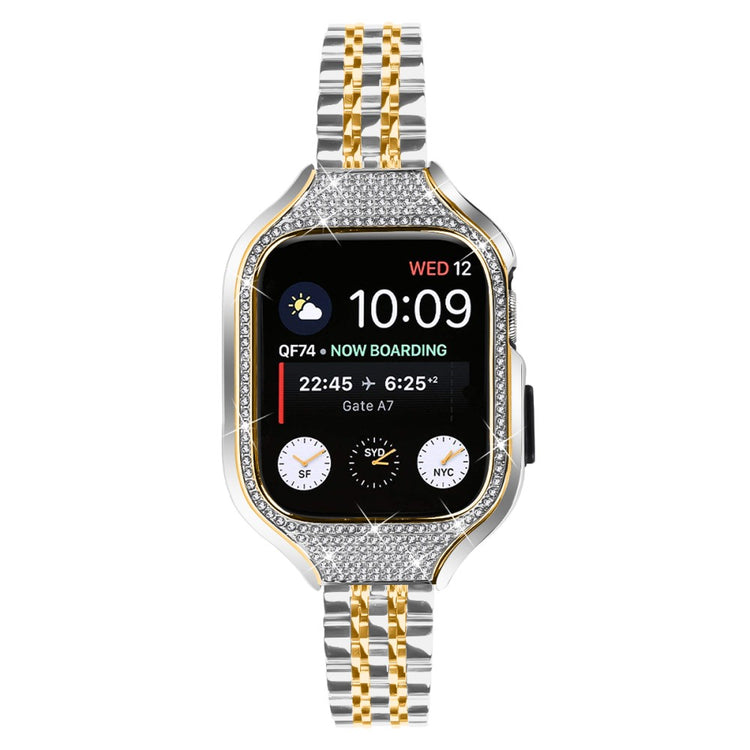 Very Good Apple Smartwatch Rhinestone Universel Strap - Gold#serie_2