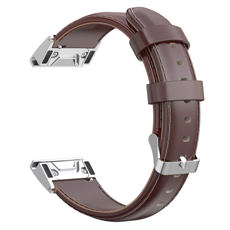 Wonderful Garmin Smartwatch Genuine Leather Universel Strap - Brown#serie_1