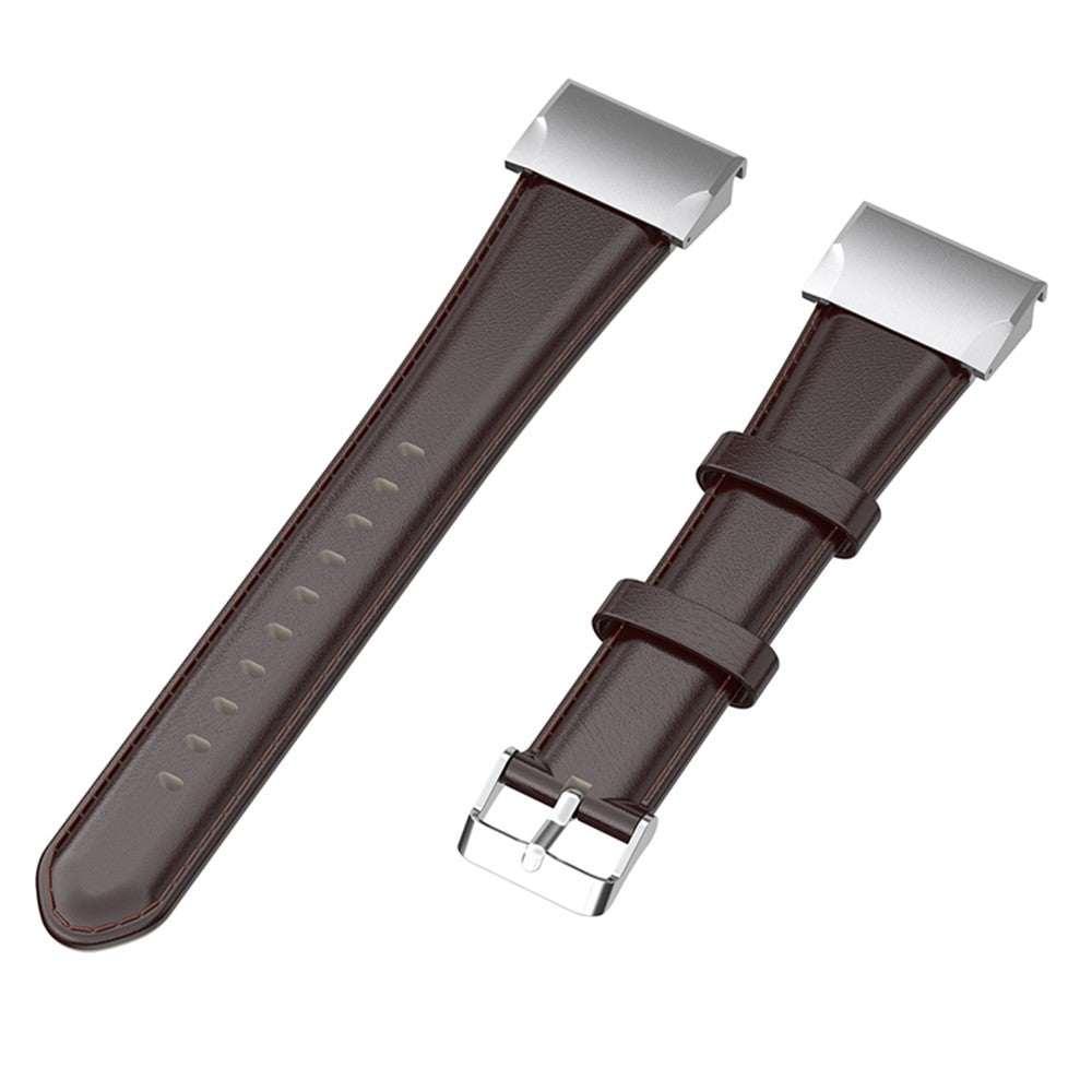 KALEBOL KLB-YLZP-001 For Garmin Instinct 2S / QuickFit Watch Strap 20mm Genuine Cow Leather Band - Coffee#serie_5