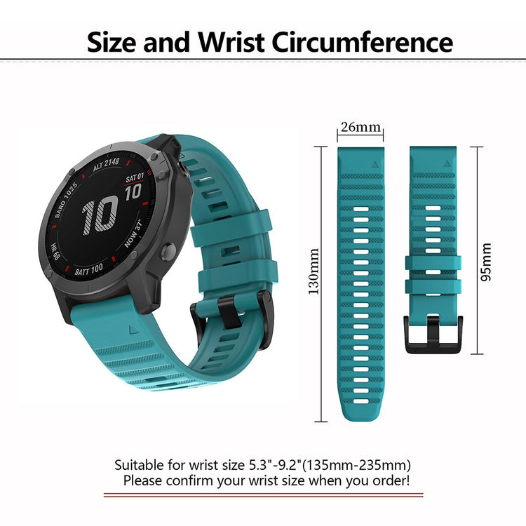 Really Beautiful Garmin Smartwatch Silicone Universel Strap - Orange#serie_4