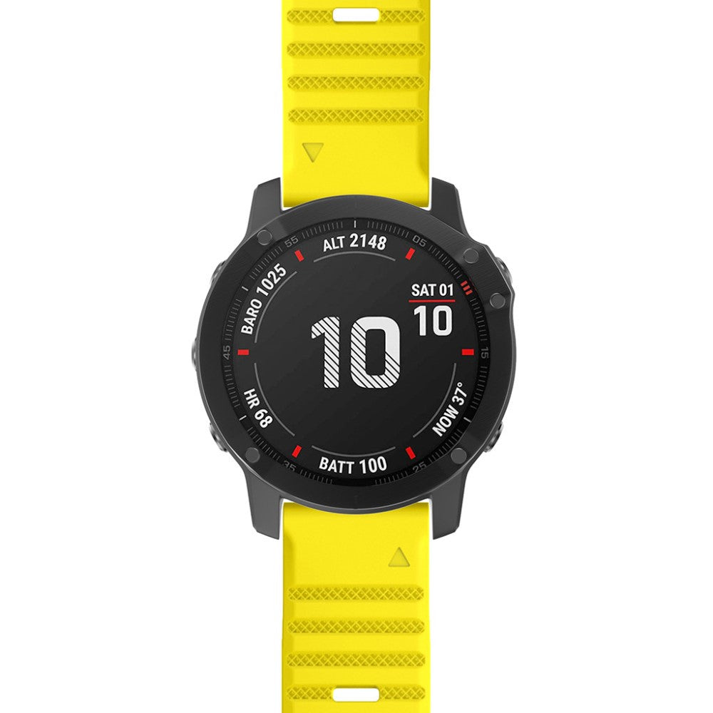 Super Nice Garmin Smartwatch Silicone Universel Strap - Yellow#serie_6