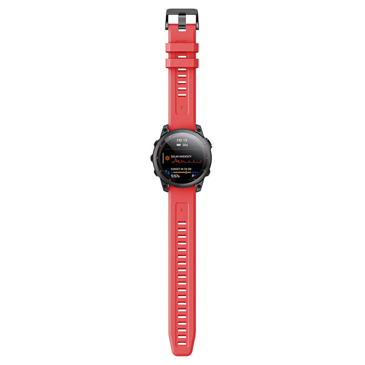 Mega Agreeable Garmin Smartwatch Silicone Universel Strap - Red#serie_5