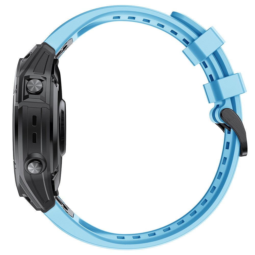 Mega Agreeable Garmin Smartwatch Silicone Universel Strap - Blue#serie_8