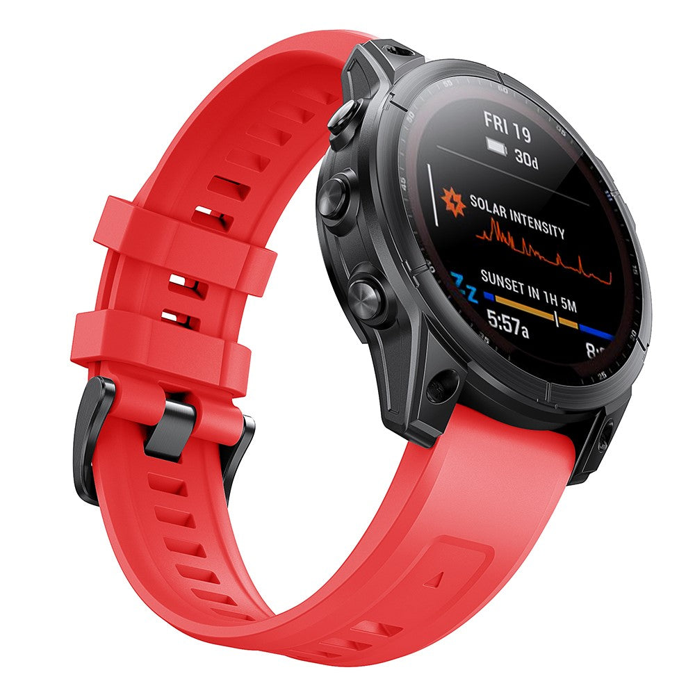 Very Cool Garmin Smartwatch Silicone Universel Strap - Red#serie_5