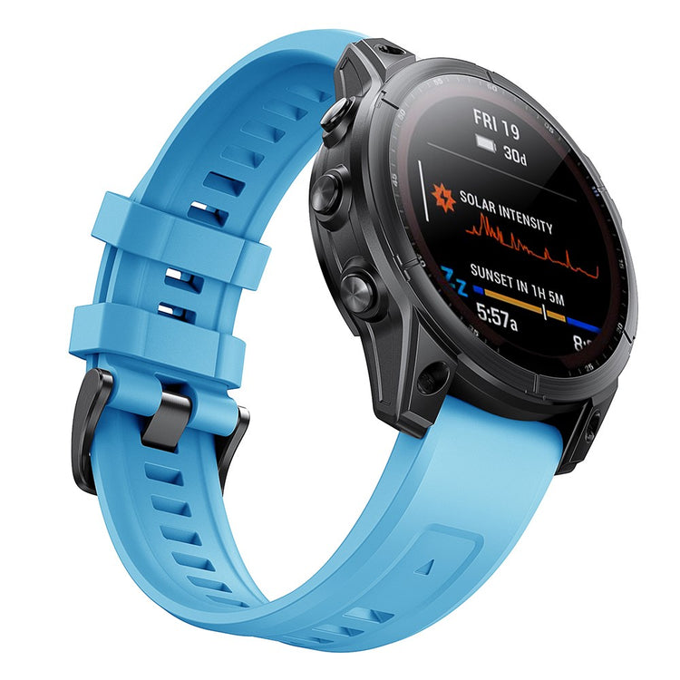 Very Cool Garmin Smartwatch Silicone Universel Strap - Blue#serie_8