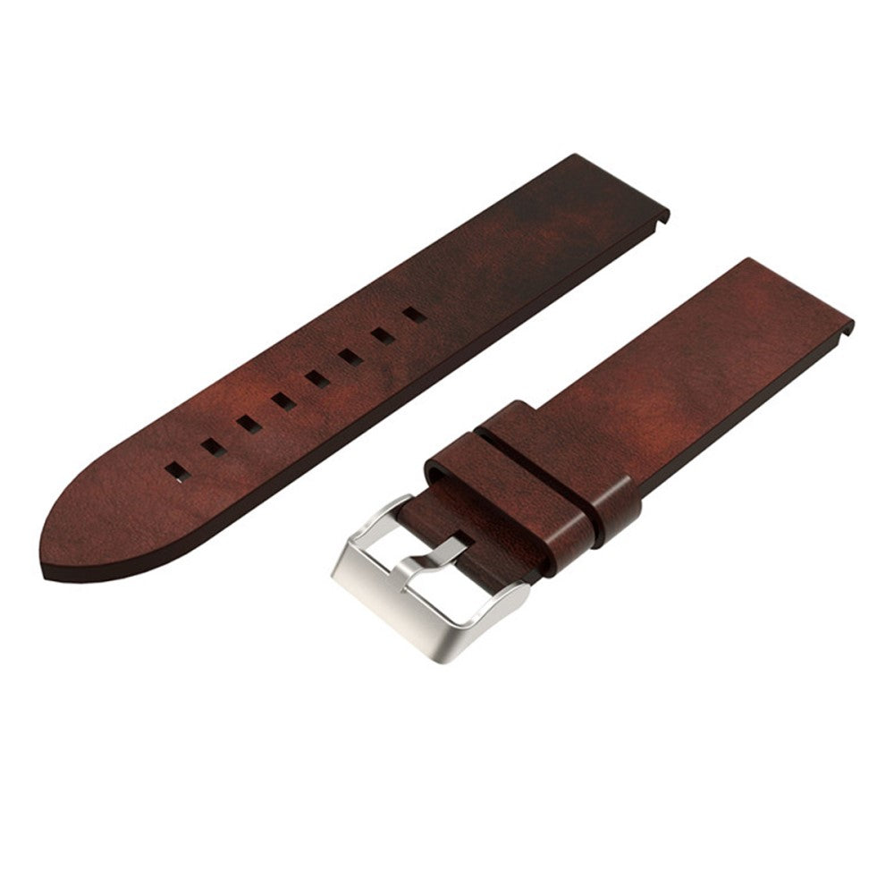 Exquisite Garmin Smartwatch Genuine Leather Universel Strap - Brown#serie_078