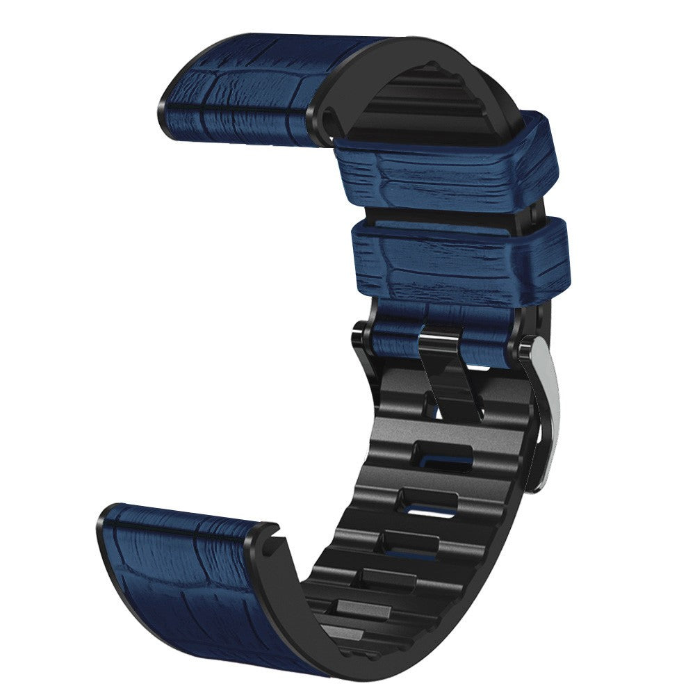 Very Stylish Garmin Smartwatch Silicone Universel Strap - Blue#serie_4