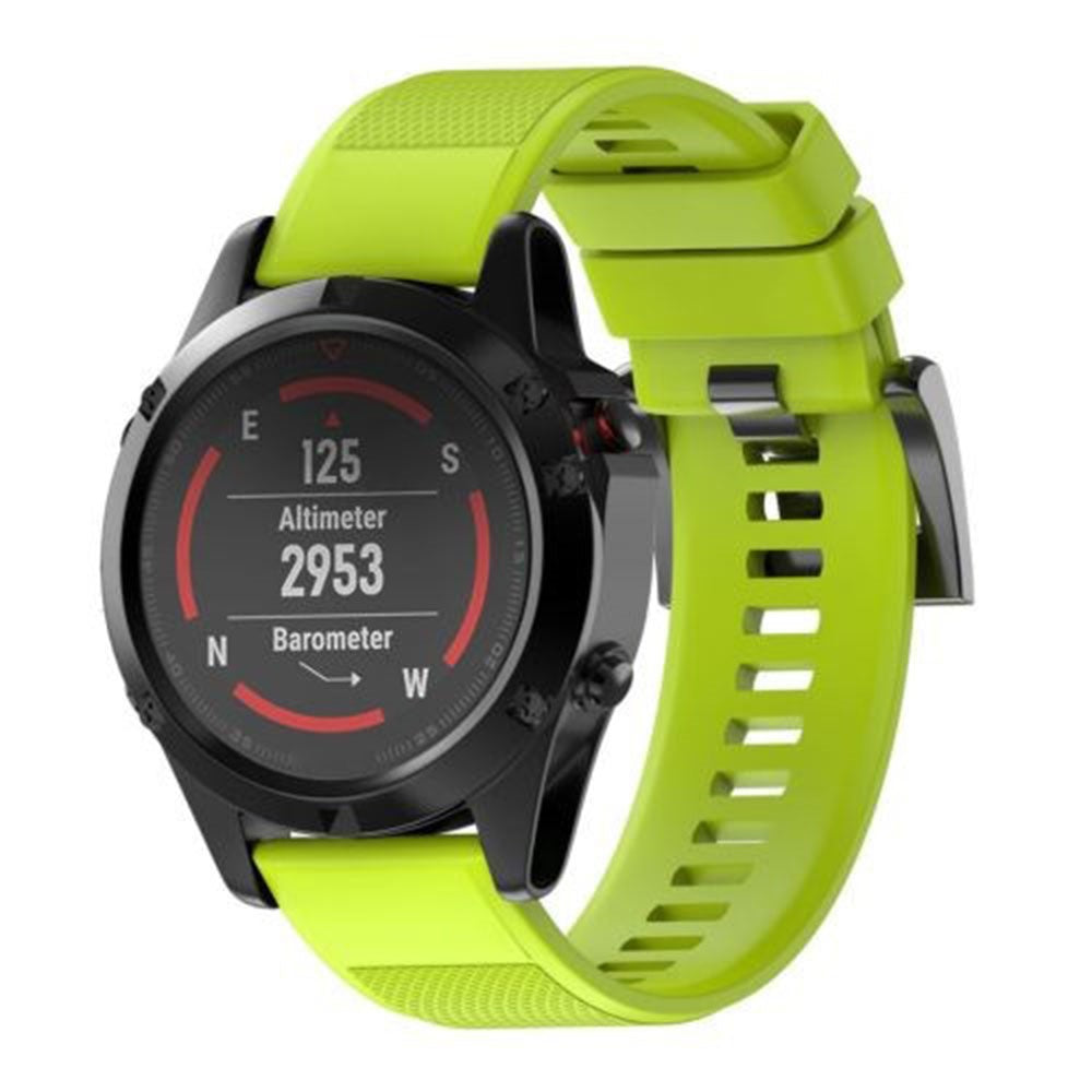 Super Durable Garmin Smartwatch Silicone Universel Strap - Green#serie_11