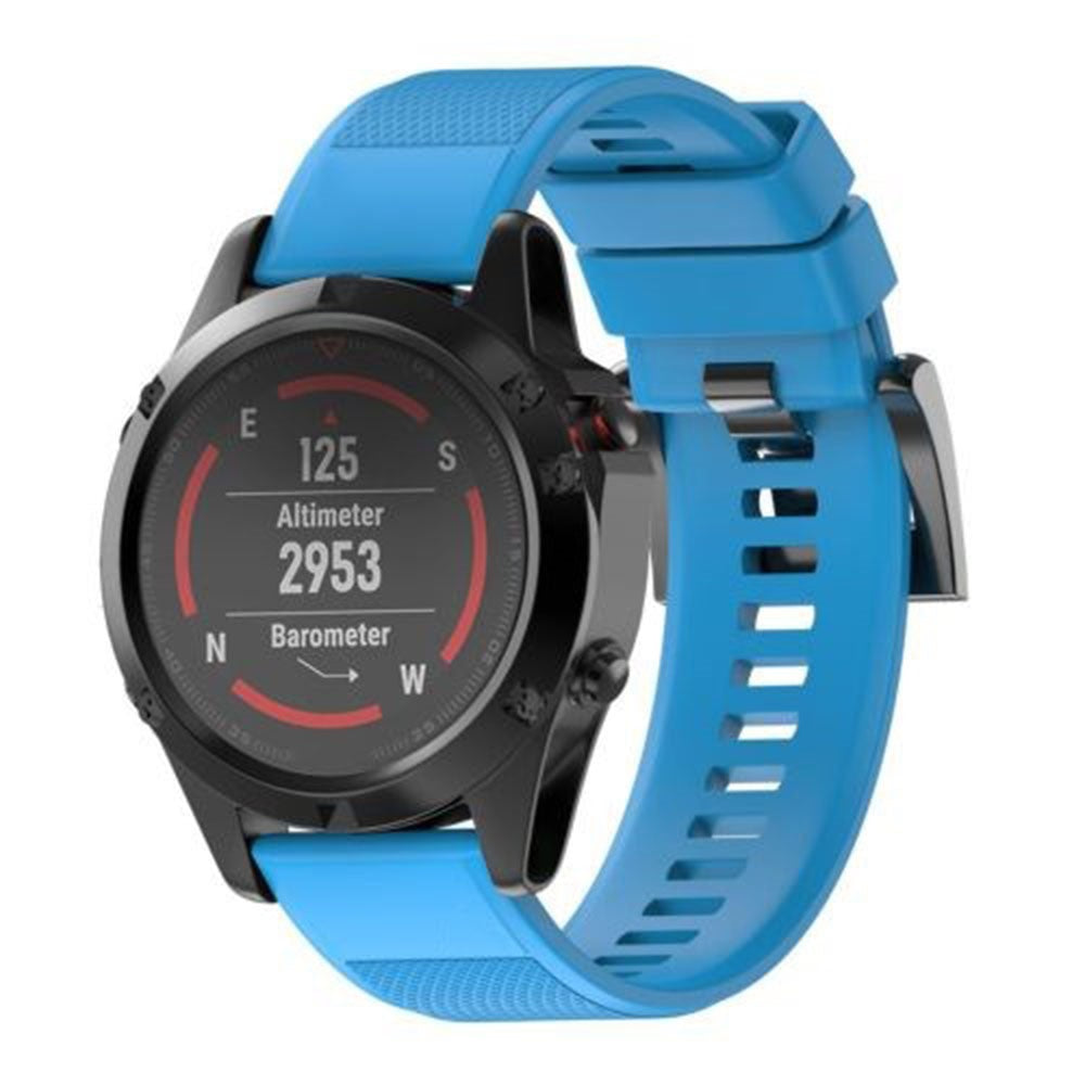 Durable Garmin Smartwatch Silicone Universel Strap - Blue#serie_14