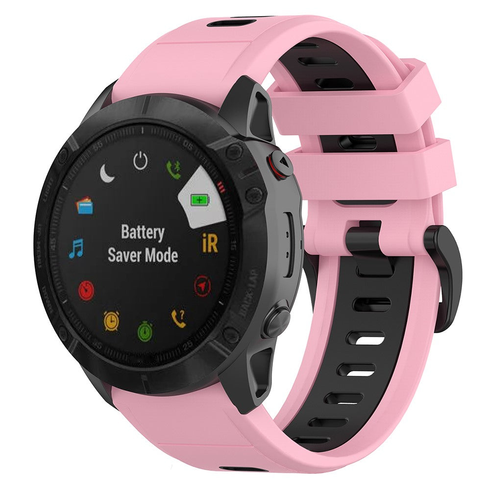 Mega Fashionable Garmin Smartwatch Silicone Universel Strap - Pink#serie_3