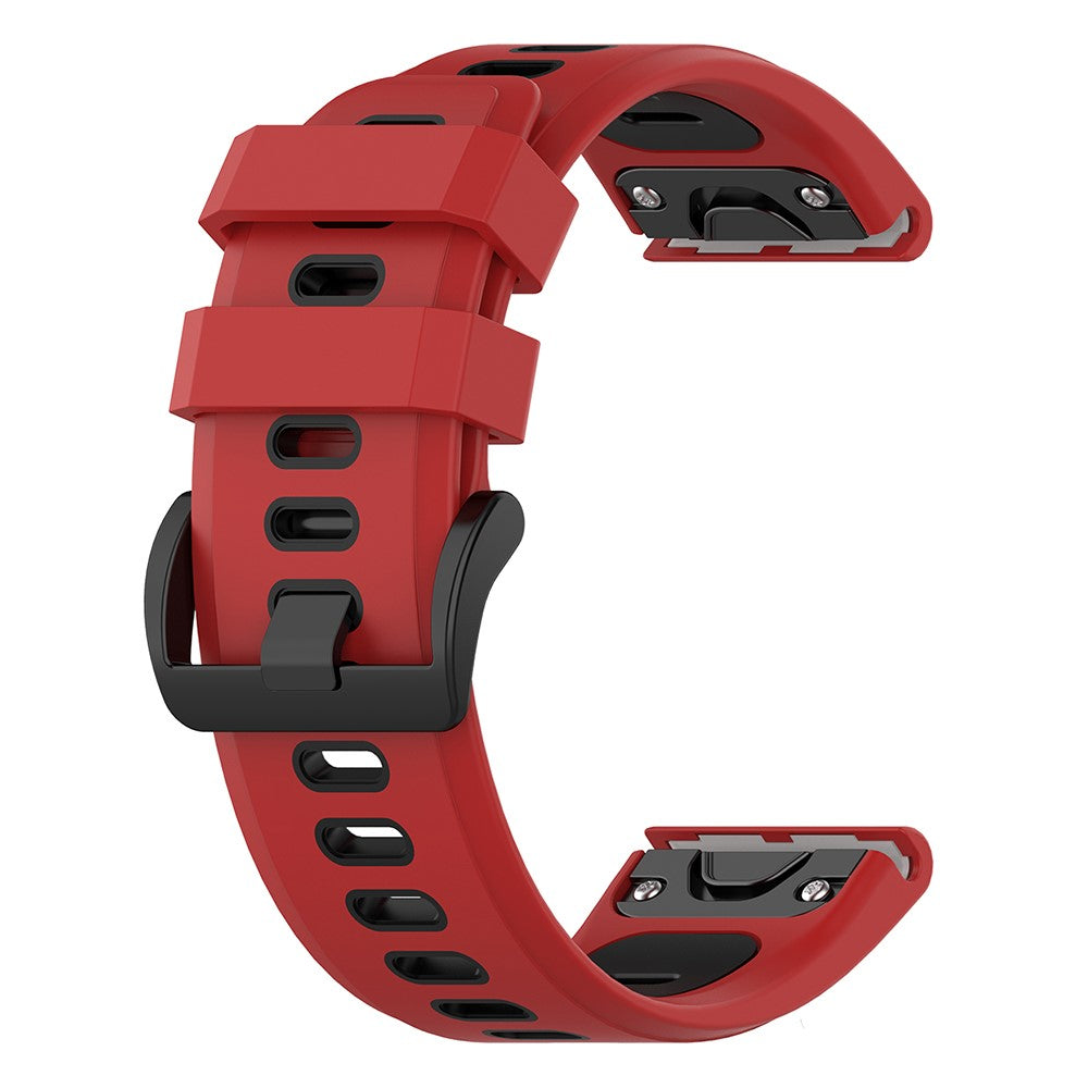 Comfortable Garmin Smartwatch Silicone Universel Strap - Red#serie_6